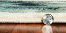 Rugs For Sale - 63" X 91" X 0.'5" Ivory/Blue Polypropelene Rug