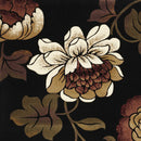 Black Rug - 91" X 130" X 0.'5" Black Polypropelene Rug