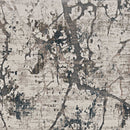 Living Room Rugs - 39" X 55" X 0.'25" Ivory/Mist Polypropelene / Viscose Rug
