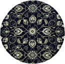 Navy Blue Rug - 90" X 114" X 0.'25" Navy Polypropelene Rug