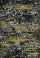 Gray Area Rug - 63" X 91" X 0.'5" Grey Polypropelene Rug
