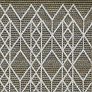 Gray Area Rug - 94" X 121" X 0.'25" Grey Polypropylene Rug