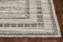 Gray Area Rug - 31" X 93" X 0.'25" Grey Polypropylene Rug