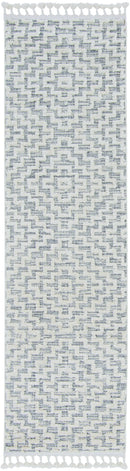 Living Room Area Rugs - 39" X 59" X 0.'25" Ivory Grey Polyester Rug