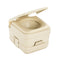 Dometic 964 Portable Toilet w/Mounting Brackets - 2.5 Gallon - Parchment [311096402]