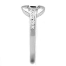 Cute Rings 3W790 Rhodium Brass Ring with AAA Grade CZ
