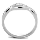 Cute Rings 3W796 Rhodium Brass Ring with AAA Grade CZ