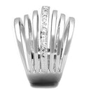 Cute Rings 3W837 Rhodium Brass Ring with AAA Grade CZ