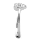 Cute Rings 3W865 Rhodium Brass Ring with AAA Grade CZ