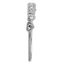 Cute Rings 3W868 Rhodium Brass Ring with AAA Grade CZ