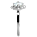 Cute Rings 3W877 Rhodium Brass Ring with AAA Grade CZ
