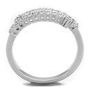 Cute Rings 3W879 Rhodium Brass Ring with AAA Grade CZ
