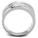Cute Rings 3W882 Rhodium Brass Ring with AAA Grade CZ