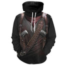 3D Men Hoodie - Cool Fashion Skull Hand Sweatshirt-long sleeve t shirt-L-JadeMoghul Inc.