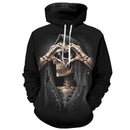 3D Men Hoodie - Cool Fashion Skull Hand Sweatshirt-long sleeve t shirt-L-JadeMoghul Inc.