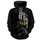 3D Men Hoodie - Cool Fashion Skull Hand Sweatshirt-long sleeve t shirt-L-JadeMoghul Inc.