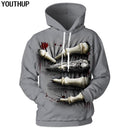 3D Men Hoodie - Cool Fashion Skull Hand Sweatshirt-long sleeve t shirt-L-JadeMoghul Inc.