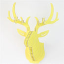 3D Puzzle Wooden DIY Creative Model Wall Hanging Deer Head Elk Wood Gift Craft Home Decoration Animal Wildlife IC971263-yellow-JadeMoghul Inc.