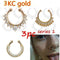 3PC crystal fashion clicker fake septum For Women Body Clip Hoop vintage fake nose ring Faux Piercing Body Jewelry non Wholesale-series 1  3PCS-JadeMoghul Inc.