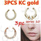 3PC crystal fashion clicker fake septum For Women Body Clip Hoop vintage fake nose ring Faux Piercing Body Jewelry non Wholesale-series 10  3PCS-JadeMoghul Inc.