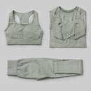 3Pcs Seamless Yoga Set Gym Fitness Clothing Women Yoga Suit Sportswear Female Workout Leggings Top Sport Clothes Training Tights JadeMoghul Inc.
