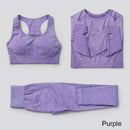 3Pcs Seamless Yoga Set Gym Fitness Clothing Women Yoga Suit Sportswear Female Workout Leggings Top Sport Clothes Training Tights JadeMoghul Inc.