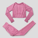 3Pcs Seamless Yoga Set Gym Fitness Clothing Women Yoga Suit Sportswear Female Workout Leggings Top Sport Clothes Training Tights JadeMoghul Inc.