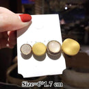 3PCS/Set Korean Acrylic Hair Clips For Women Hair Accessories Fashion Jewelry Simulated Pearl Hairpins Geometric Gold Barrettes AExp