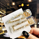 3PCS/Set Korean Acrylic Hair Clips For Women Hair Accessories Fashion Jewelry Simulated Pearl Hairpins Geometric Gold Barrettes JadeMoghul Inc.