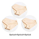 3Pcs/Set Seamless Panties Set Underwear Women's Lingerie Soft SILK Female Fashion Panty Sexy Lady Intimates Low Rise Briefs Set AExp
