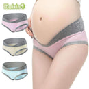 3Pcs/Lot Cotton Pregnant Women Underwear U-Shaped Low Waist Maternity Underwear Pregnancy Briefs Maternity Panties Women Clothes-Set 1-L-JadeMoghul Inc.