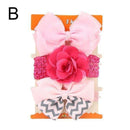 3PCS/SET Fashion Kids Girls Headband Bow Flower Hair Band Accessories Headwear Hair Band Accessories-B-JadeMoghul Inc.