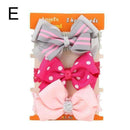 3PCS/SET Fashion Kids Girls Headband Bow Flower Hair Band Accessories Headwear Hair Band Accessories-E-JadeMoghul Inc.