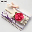 3pcs/set Mix Style Simulated-pearl Ribbon Lace Flower Headband Baby Girl Headbands Elastic Hairband Children Hair Accessories-07B-Free Size-JadeMoghul Inc.
