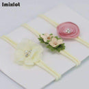 3pcs/set Mix Style Simulated-pearl Ribbon Lace Flower Headband Baby Girl Headbands Elastic Hairband Children Hair Accessories-Q-Free Size-JadeMoghul Inc.