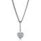 Chain Necklace 3W773 Rhodium Brass Chain Pendant with AAA Grade CZ