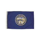 3X5 NYLON NEBRASKA FLAG HEADING &-Furniture & Equipment-JadeMoghul Inc.
