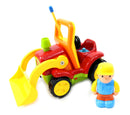 4" Cartoon RC Construction Truck Remote Control Toy For Toddlers (Red)-A Kids Toys And Gifts-JadeMoghul Inc.