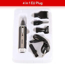 4 in 1 Rechargeable Men Electric Nose Ear Hair Trimmer Painless Women trimming sideburns eyebrows Beard hair clipper cut Shaver AExp