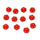 (4 PK) 12 SIDED POLYHEDRA DICE 12-Toys & Games-JadeMoghul Inc.