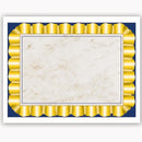 (4 PK) GOLD RIBBON CERTIFICATE-Supplies-JadeMoghul Inc.