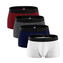 4 pcs/lot Underwear Men Cotton Boxers Shorts Men's Panties Short Breathable Shorts Boxers Home Underpants Men Underwear Boxer-E-XL-JadeMoghul Inc.