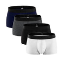 4 pcs/lot Underwear Men Cotton Boxers Shorts Men's Panties Short Breathable Shorts Boxers Home Underpants Men Underwear Boxer-G-XL-JadeMoghul Inc.