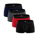 4 pcs/lot Underwear Men Cotton Boxers Shorts Men's Panties Short Breathable Shorts Boxers Home Underpants Men Underwear Boxer-H-XL-JadeMoghul Inc.