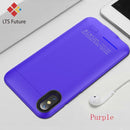 4000 mAh High Capacity Battery Charging Cover For Iphone X 10 External Battery Case Power Bank Portable Charger Slim Thin Light-Purple-JadeMoghul Inc.