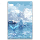 40x50cm diy frame fantasy cartoon oil painting by numbers kits Acrylic Paint By Numbers On Canvas Handpainted landscape Painting AExp