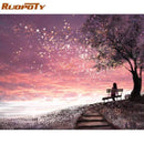 40x50cm diy frame fantasy cartoon oil painting by numbers kits Acrylic Paint By Numbers On Canvas Handpainted landscape Painting AExp