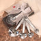Heart Shaped Measuring Spoons - Silver Spoons - Little Spoon