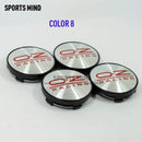 4PCS/lot 14 COLORS 60MM OZ Racing Car Wheel Center Hub Caps Car Emblem Badge Logo Wheel Center Cap label car styling accessories AExp