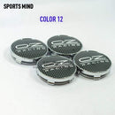 4PCS/lot 14 COLORS 60MM OZ Racing Car Wheel Center Hub Caps Car Emblem Badge Logo Wheel Center Cap label car styling accessories JadeMoghul Inc.